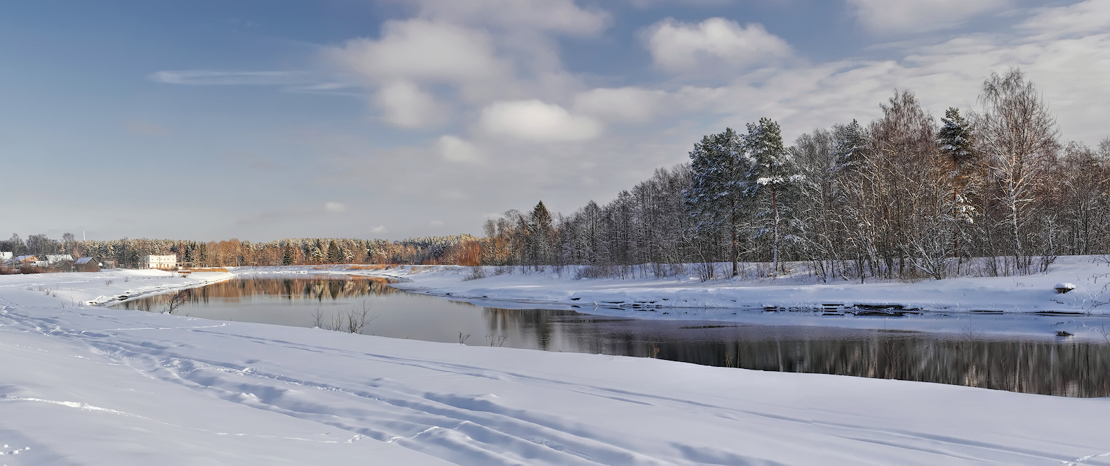 Новотверецкий канал. Февраль.