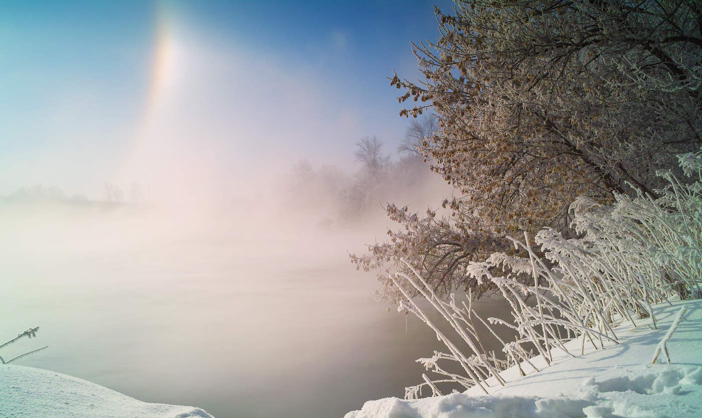 В морозное утро февраля