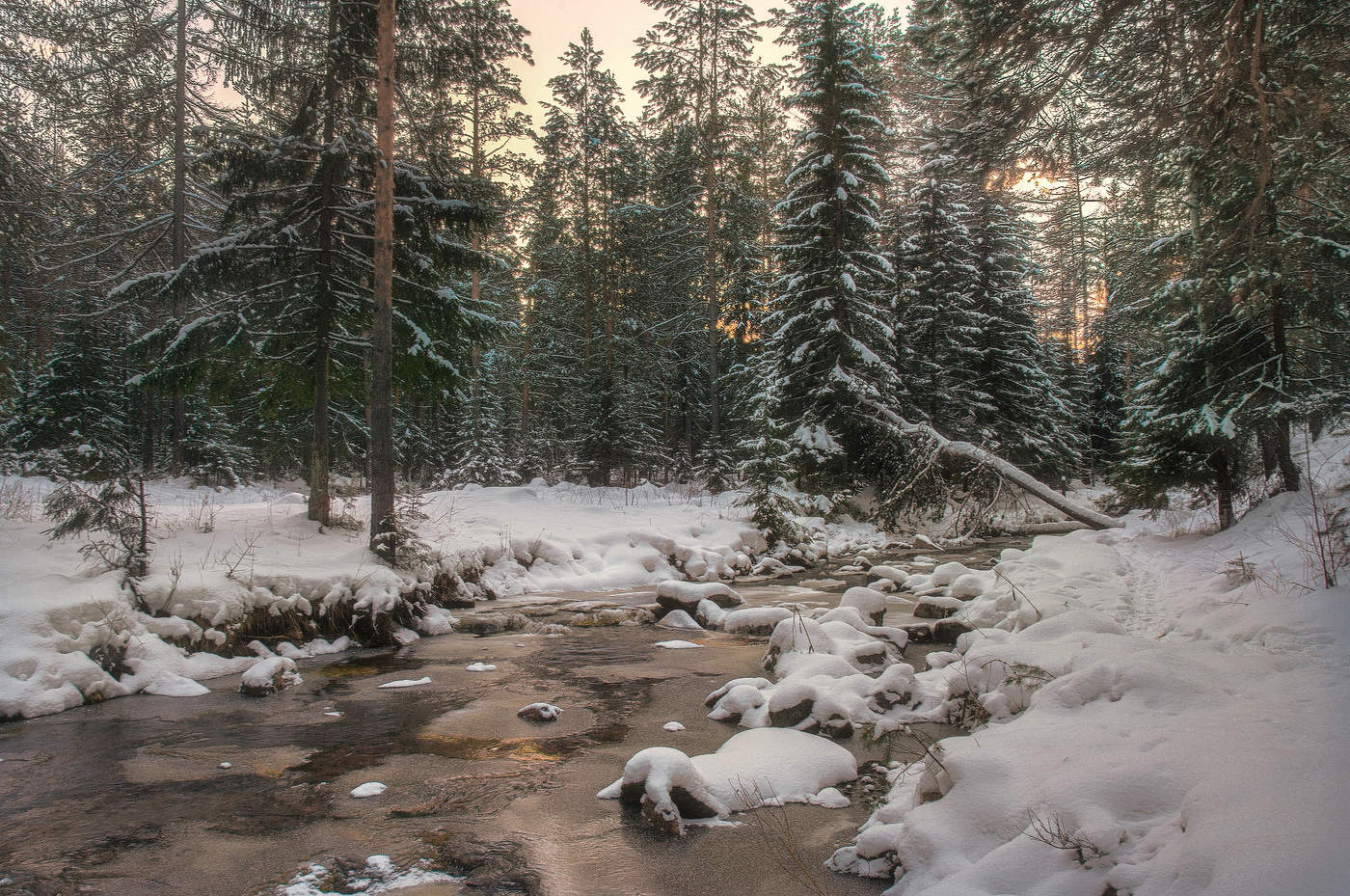 Вечерняя речка