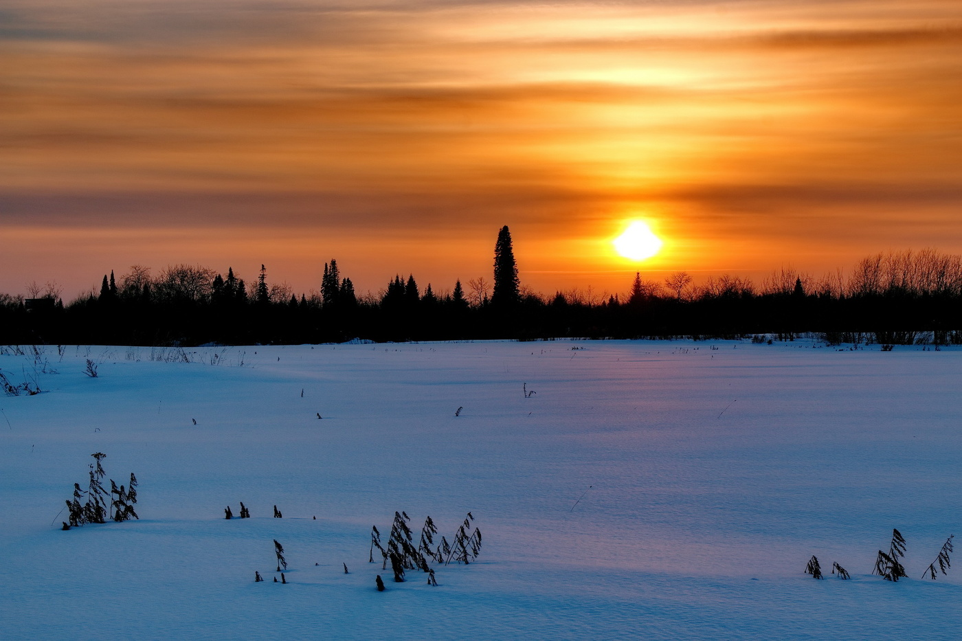 Февральский вечер.