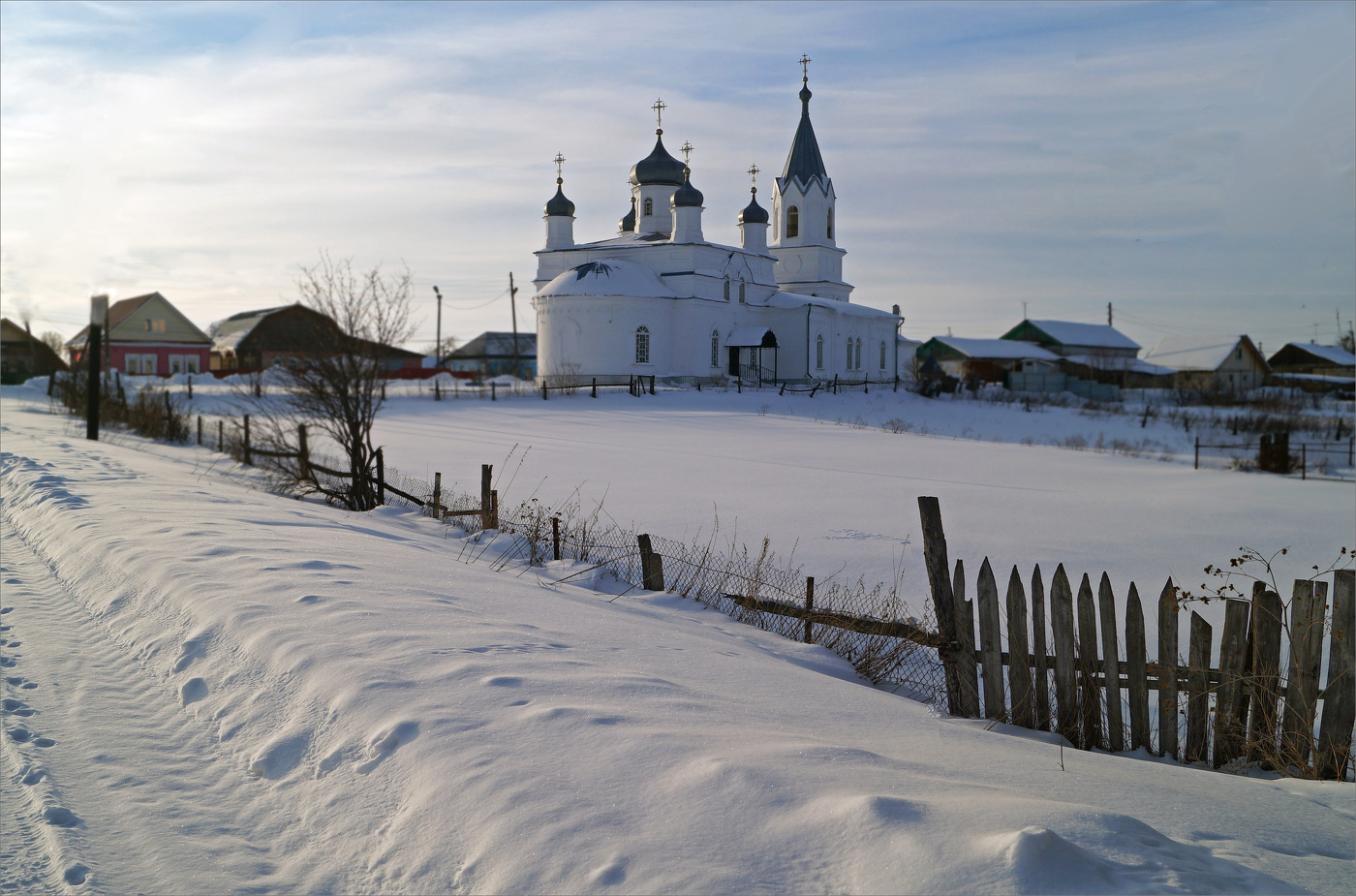 Февраль в деревне