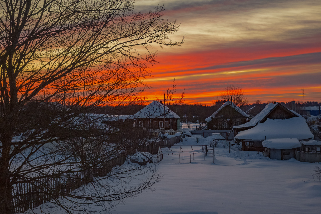 Утро в деревне