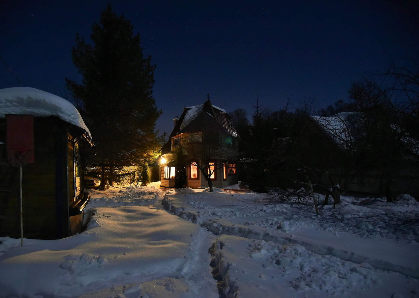 "Ночь, мороз трескучий, полная луна ..."