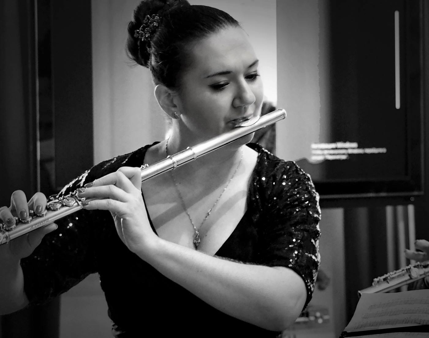 Флейтистка.