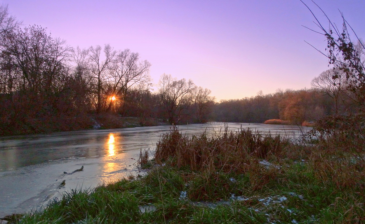 Вечер на реке Орлик