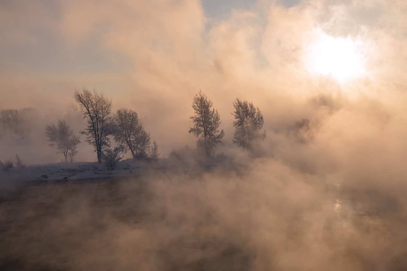В морозном тумане