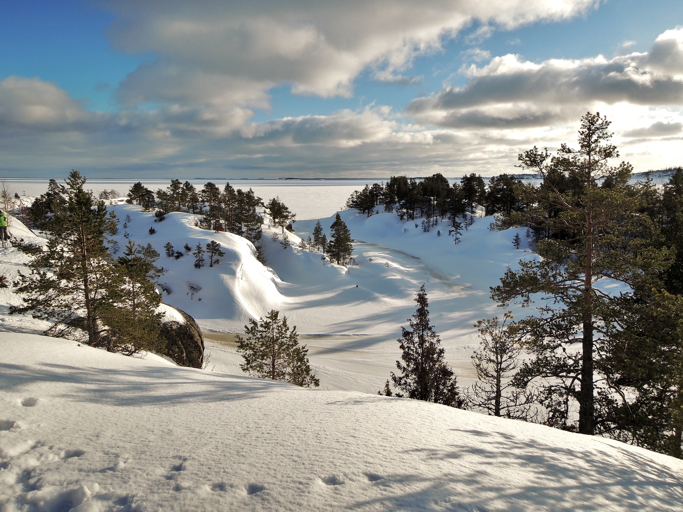 по зимней Ладоге