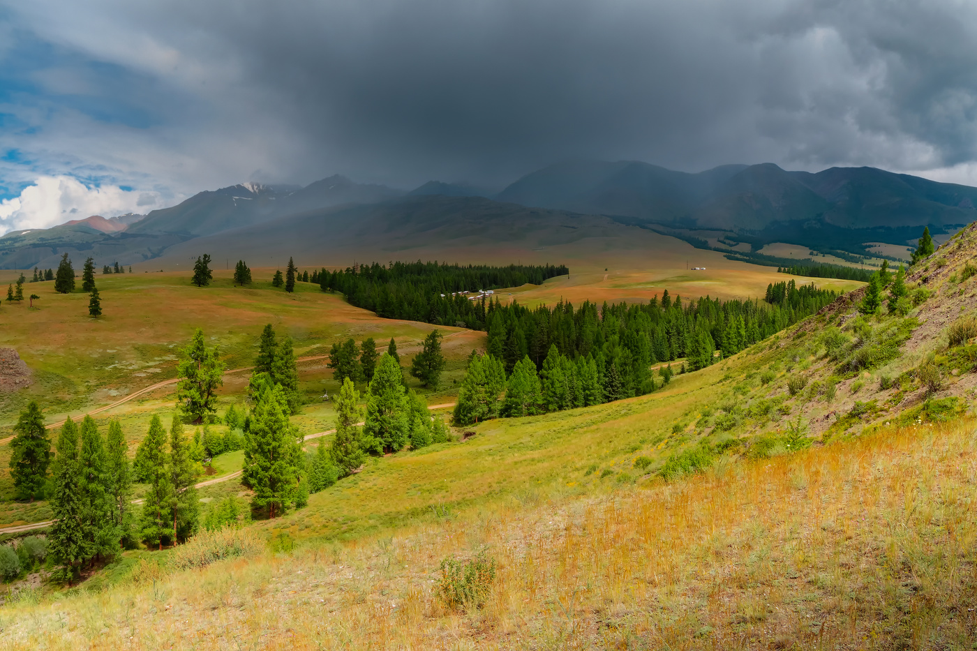 Скоро будет дождь... Летний Алтай. Окрестности Курая.