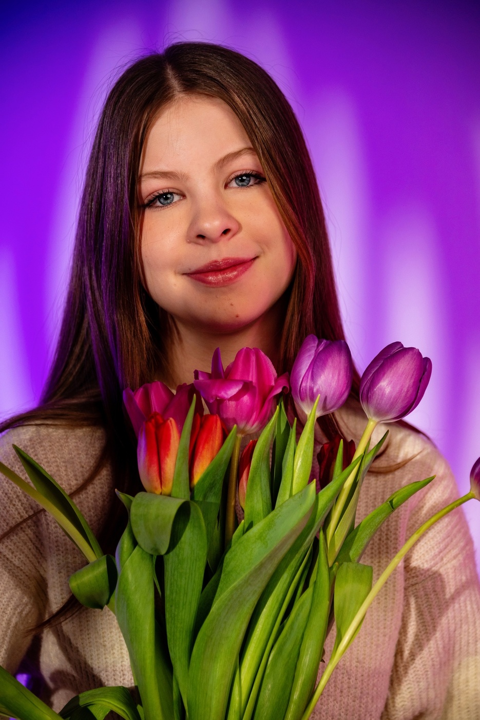 Портрет Юлианы с тюльпанами