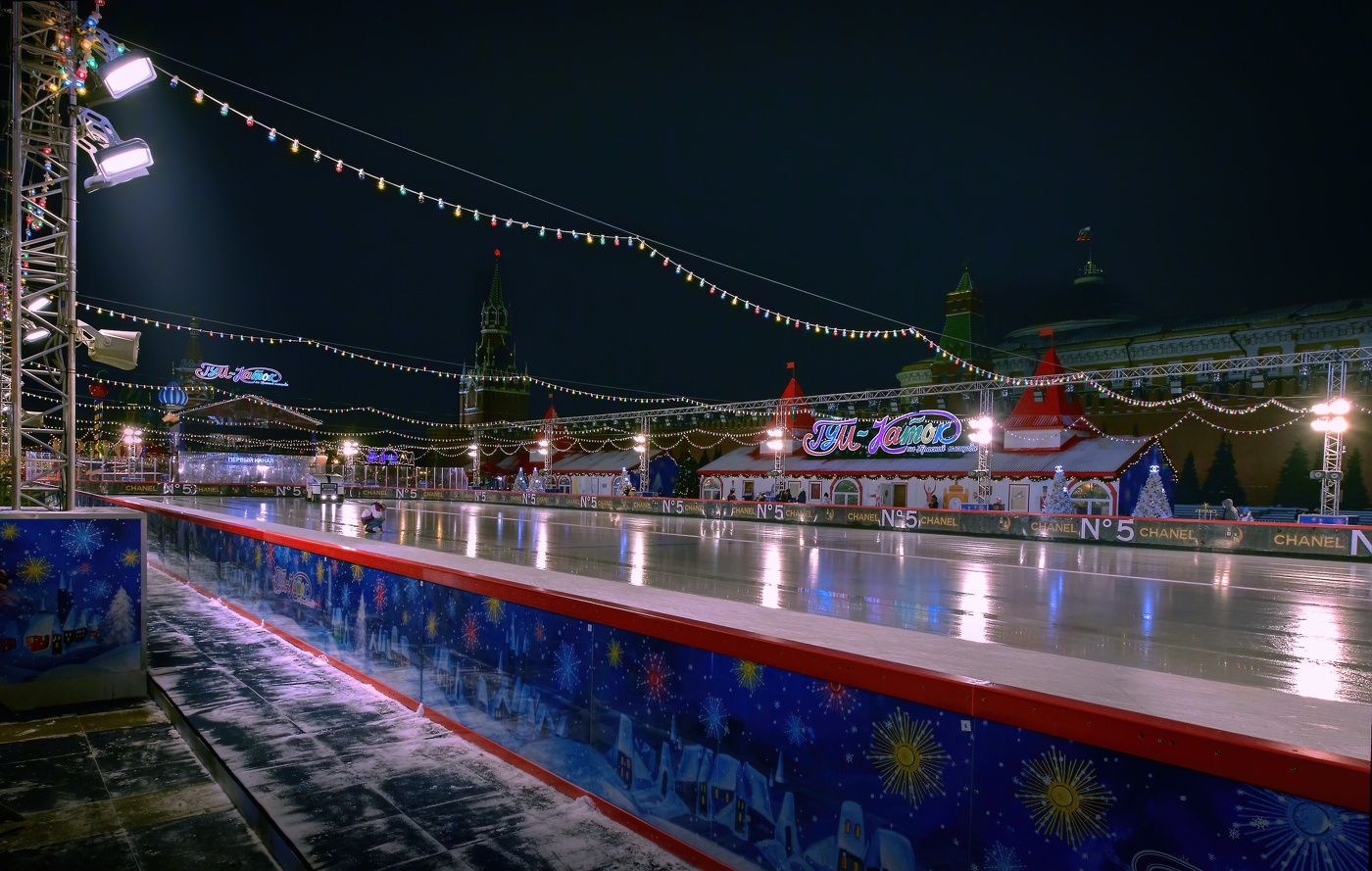 Каток на Красной площади