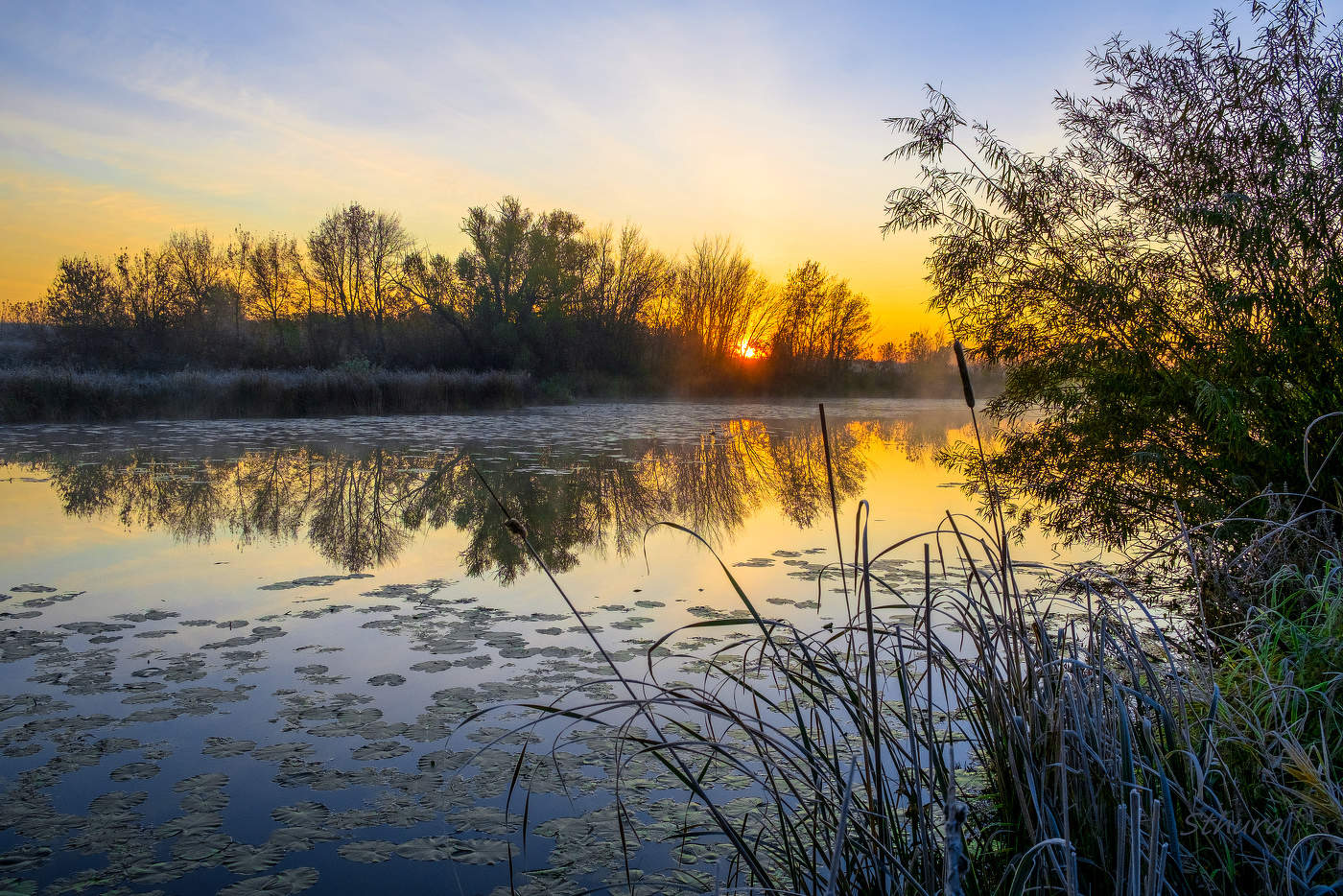 Солнце всходит.