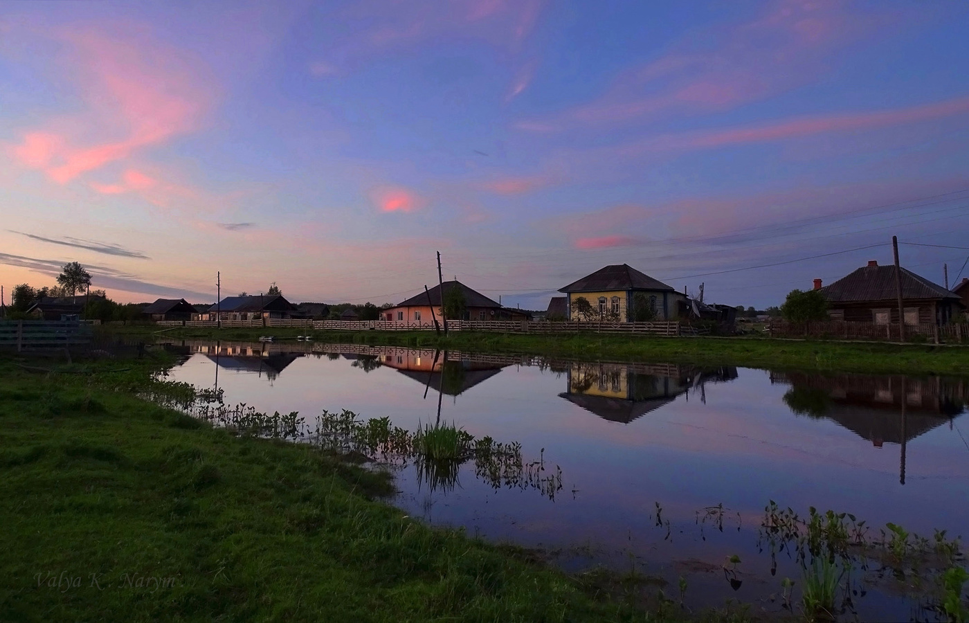 Деревенский летний вечер