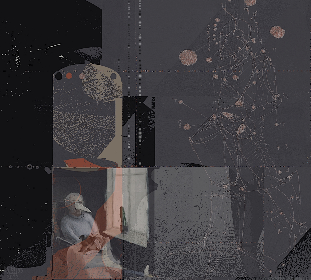 интерьер с кактусом на окне