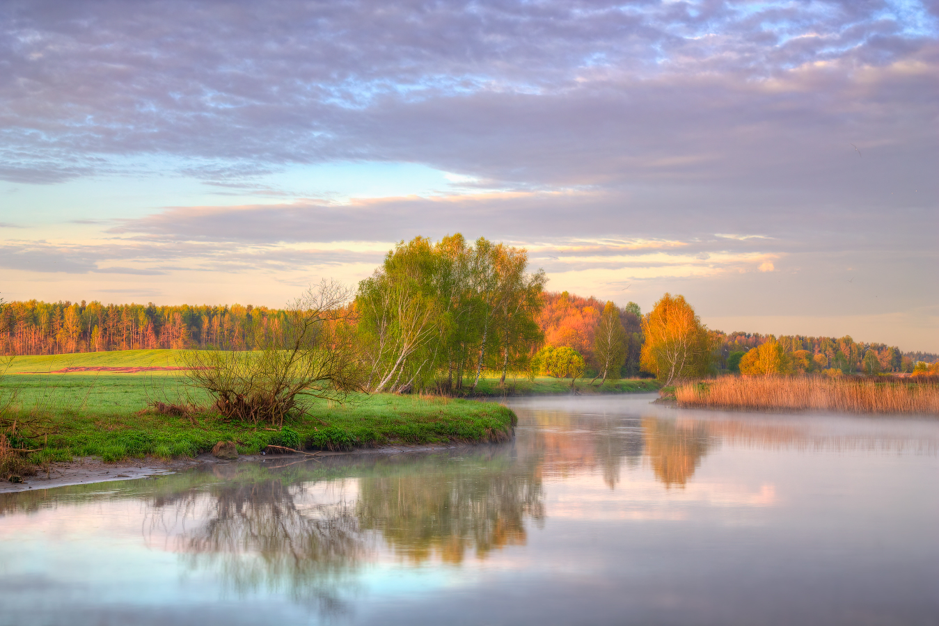 Акварель весны