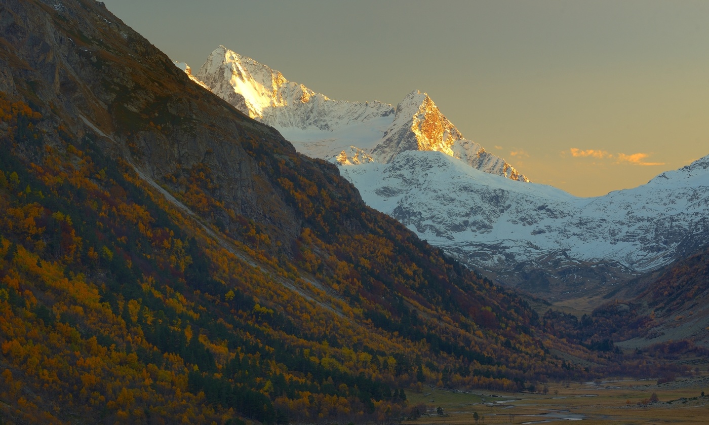 Закат в горах
