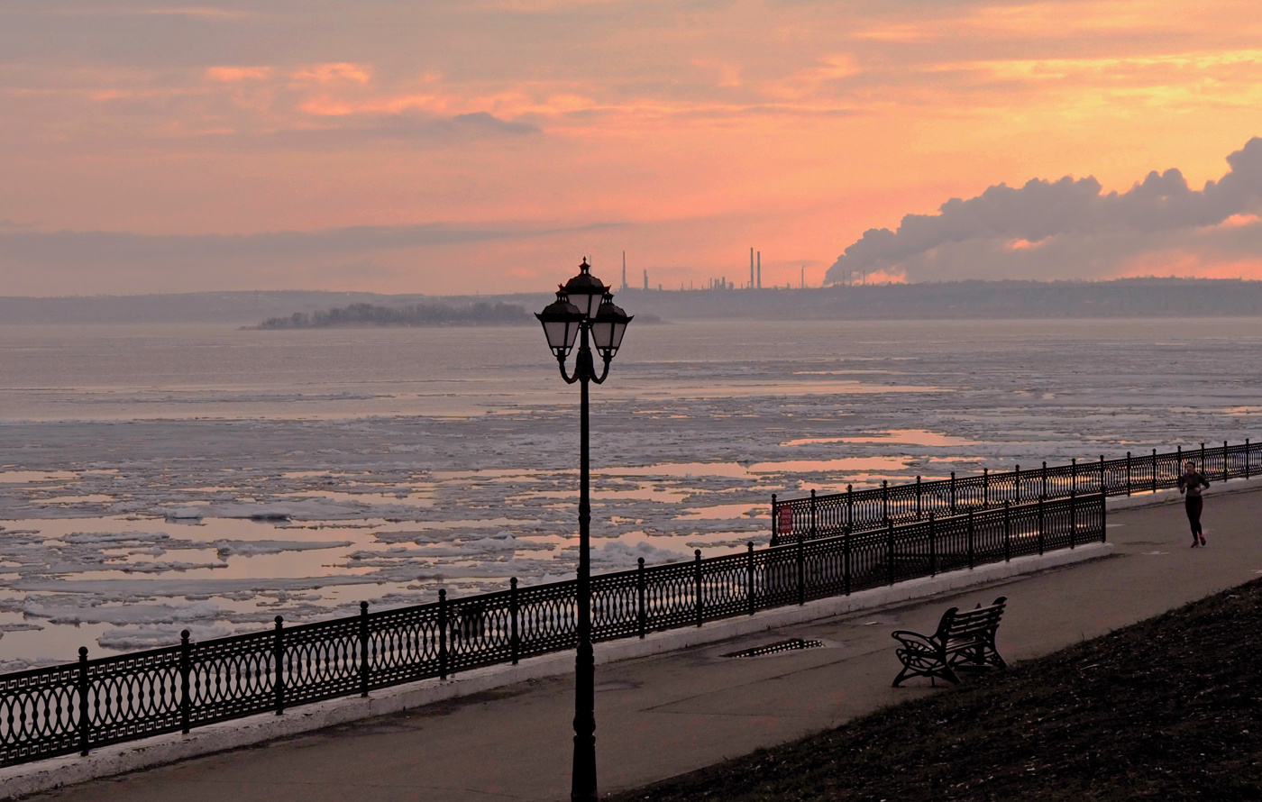 Начало ледохода.