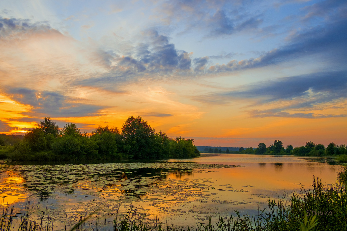 Лето. Рассвет.