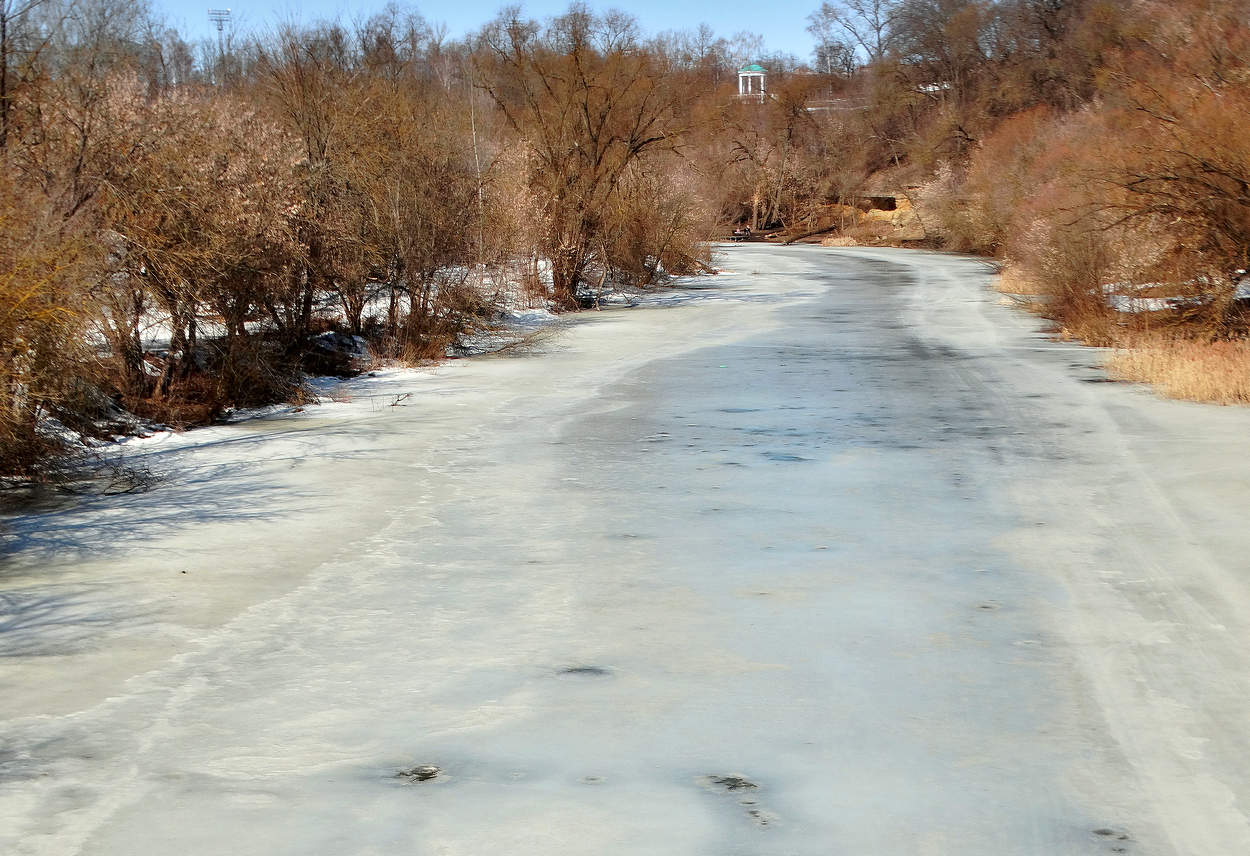 Солнечным мартовским днём на Орлике