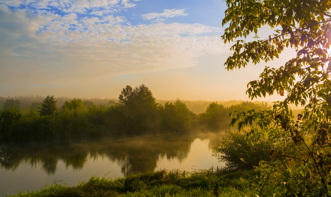 Утренний пейзаж.