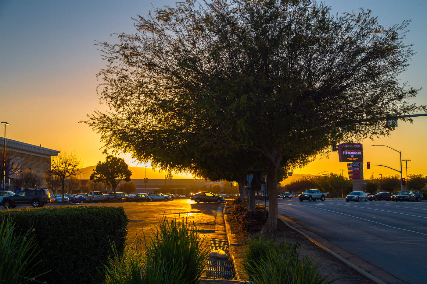 Разъезд на закате