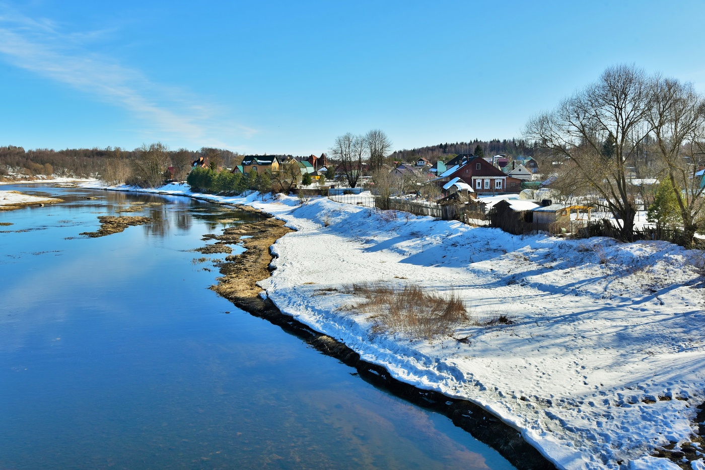 Март в деревне ...