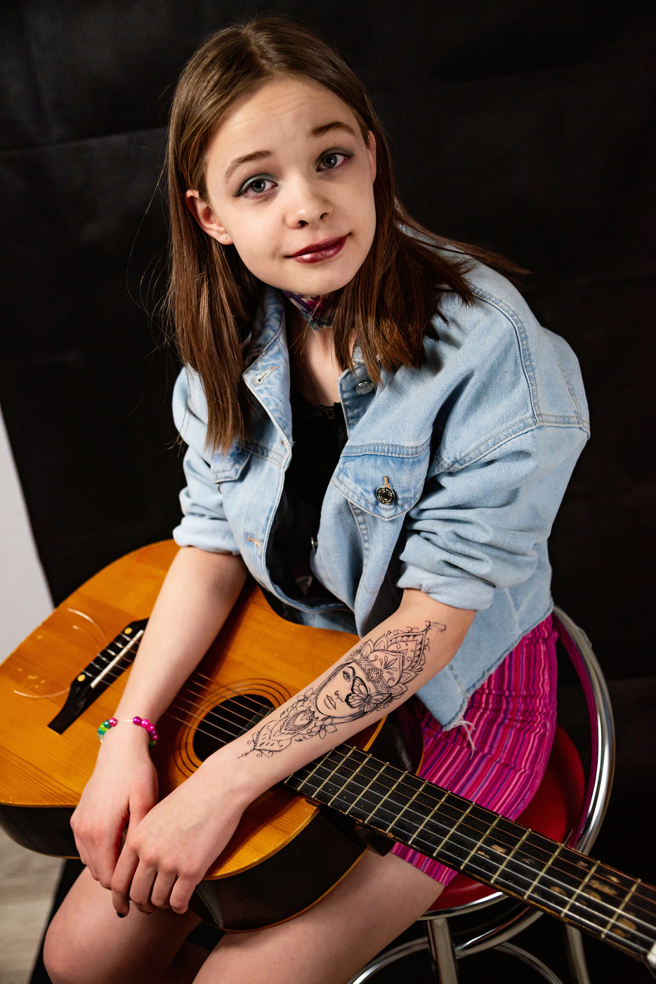 Гитаристка