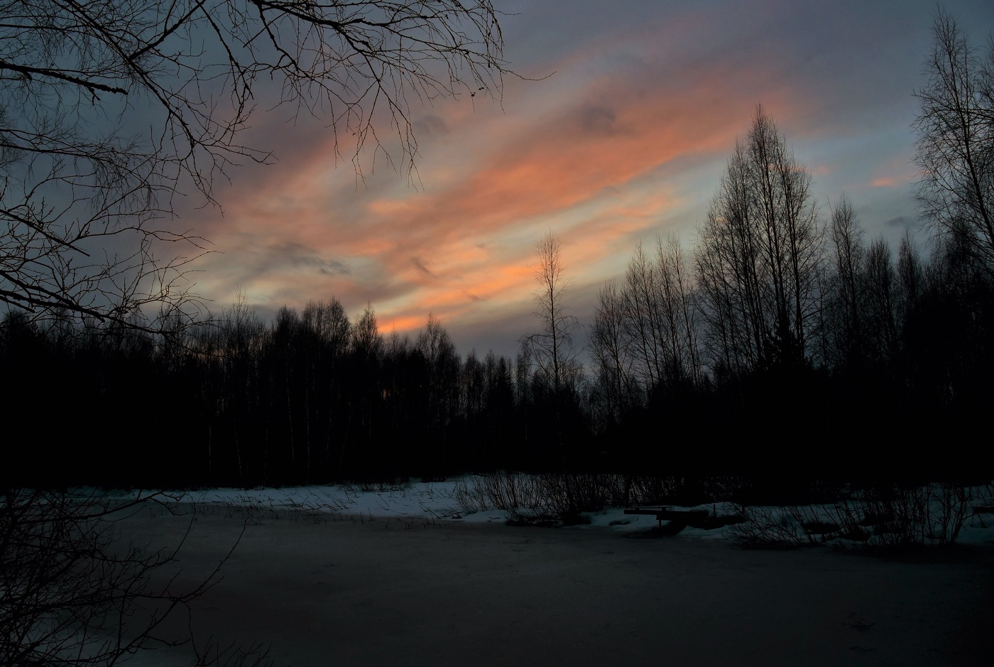 Поздний вечер ...