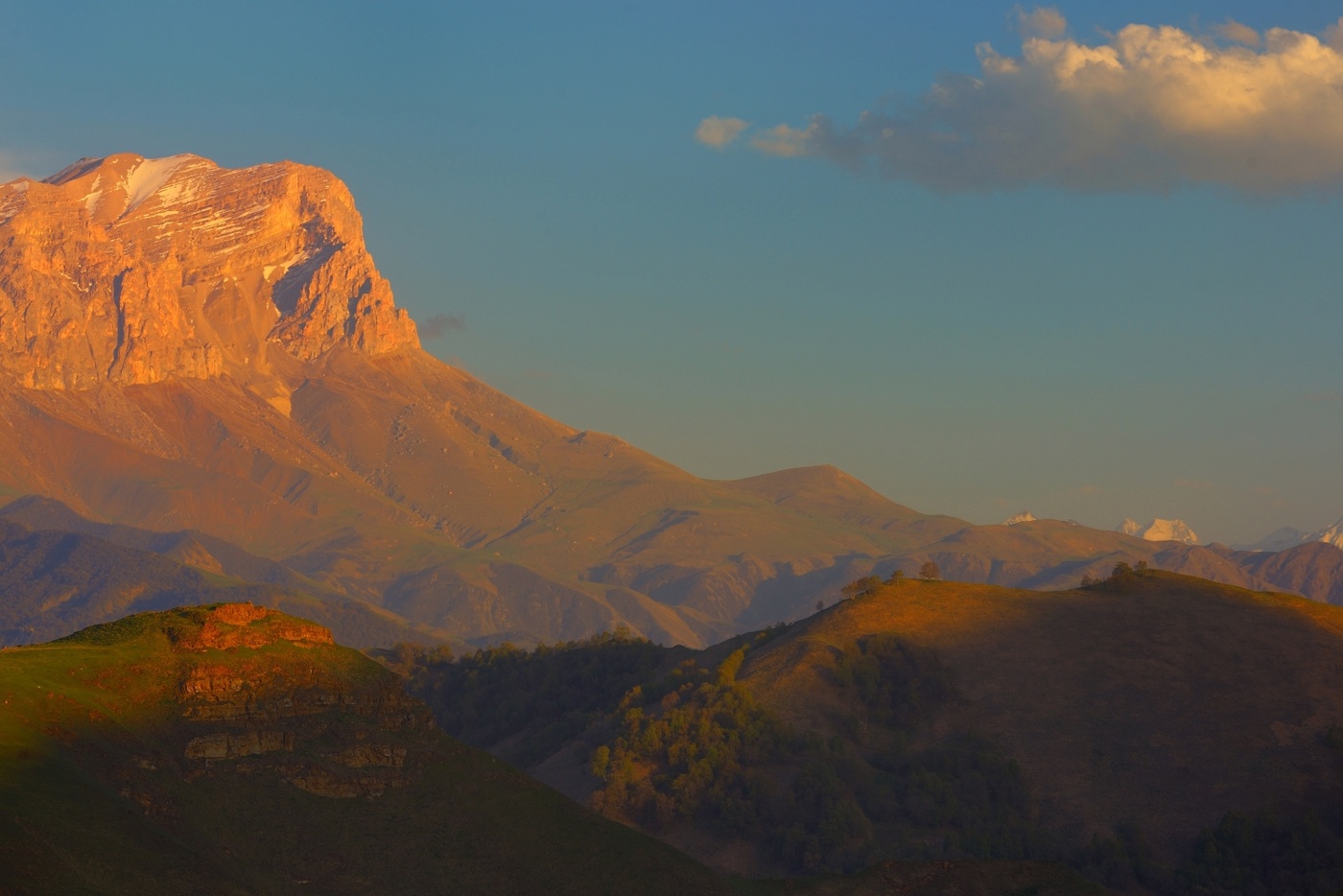 Уходило солнце