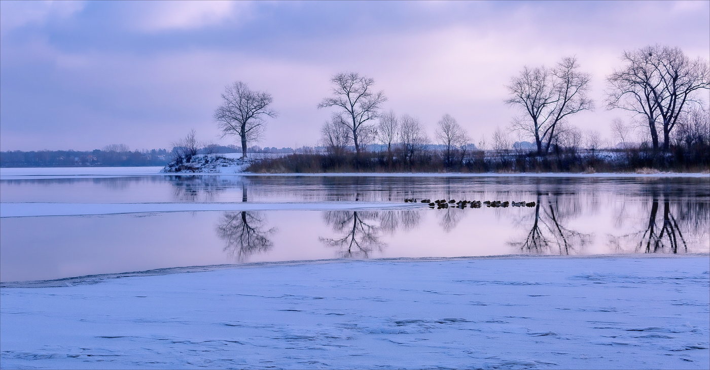 Вечер...Холодно...Январь...