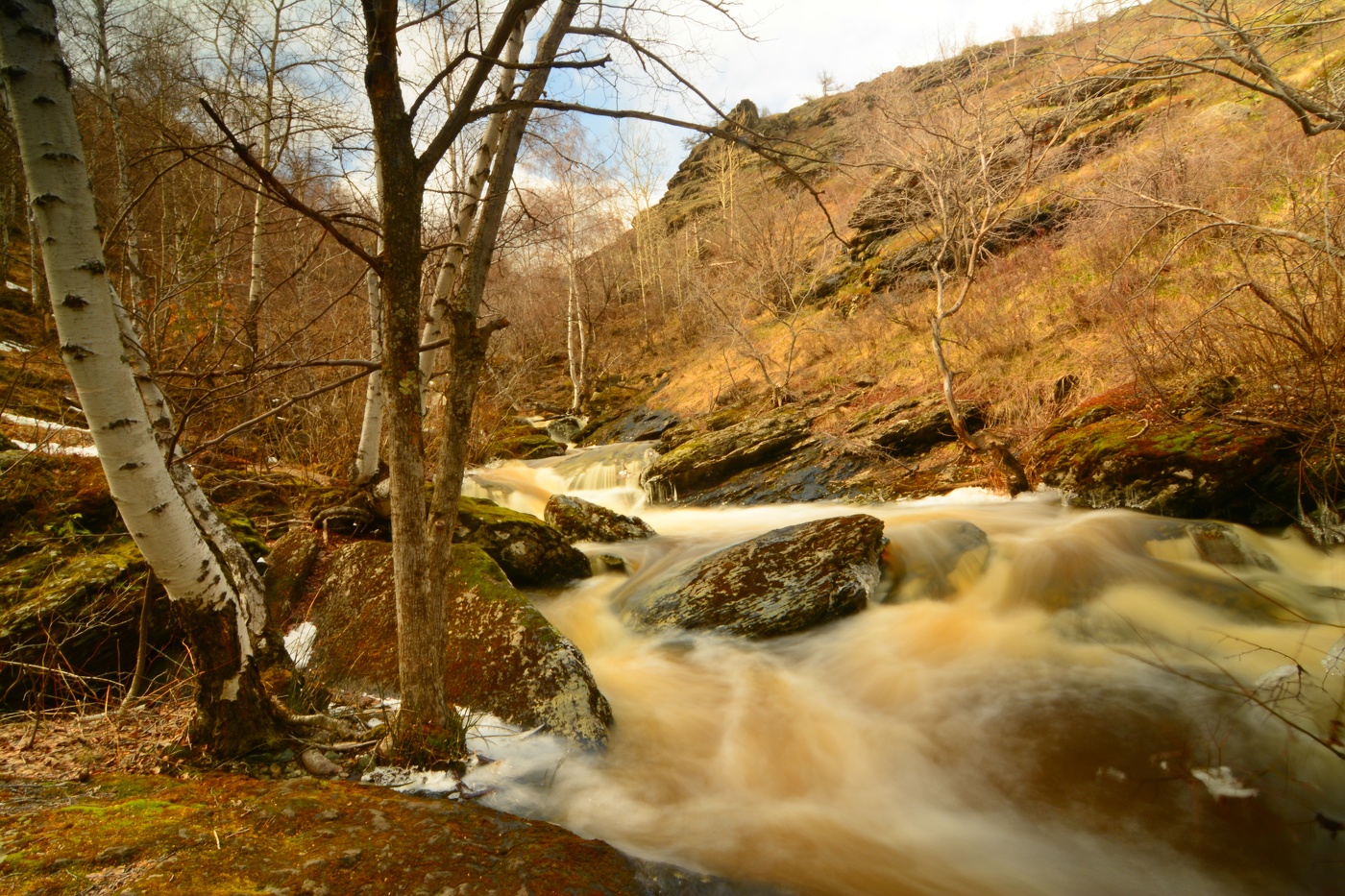 Весна в горах.