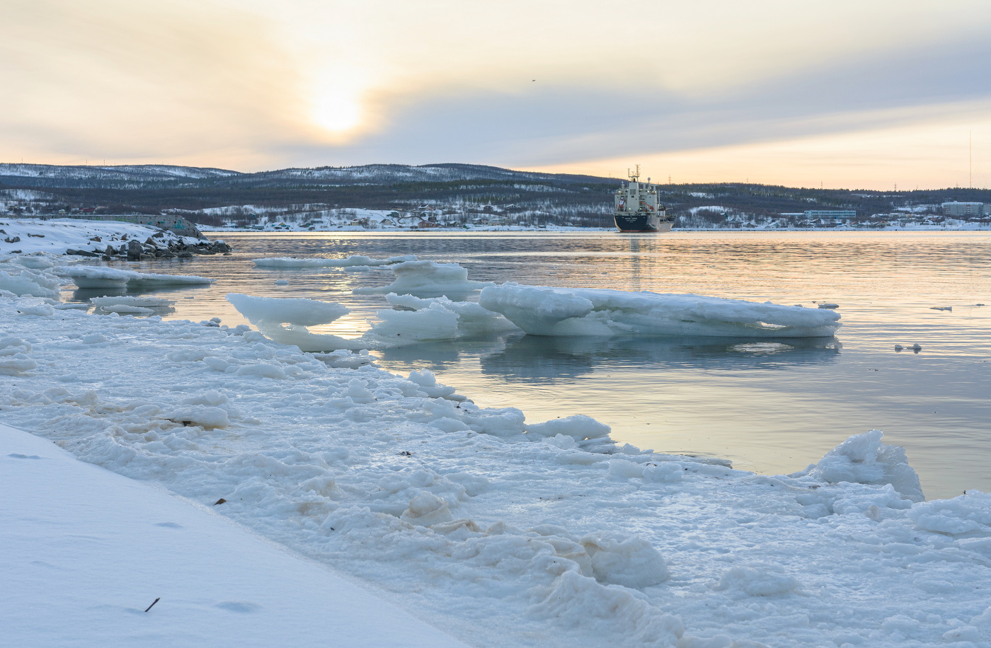 весенние льдины