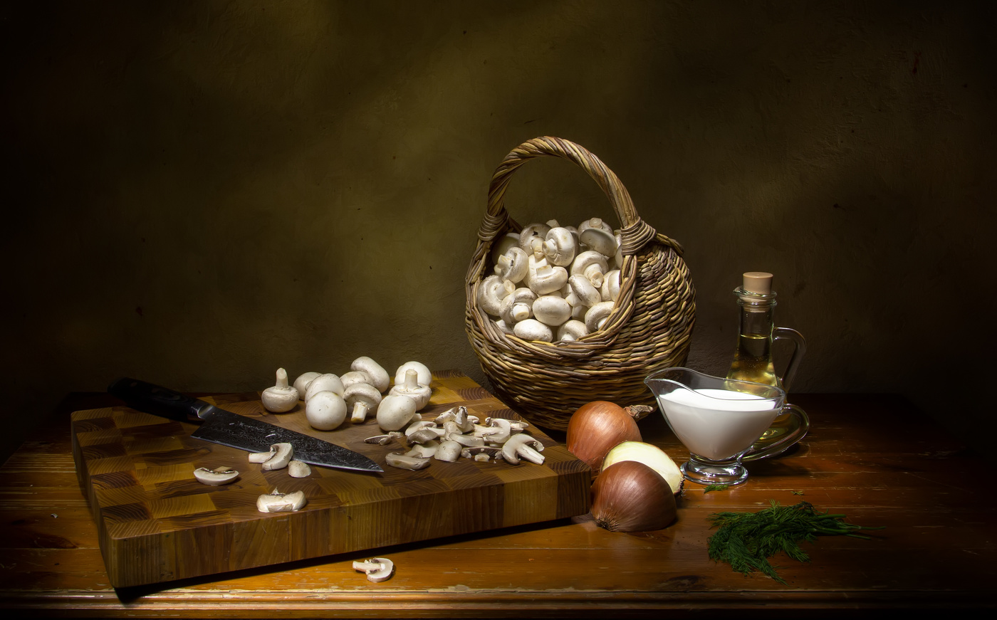 Шампиньончики...