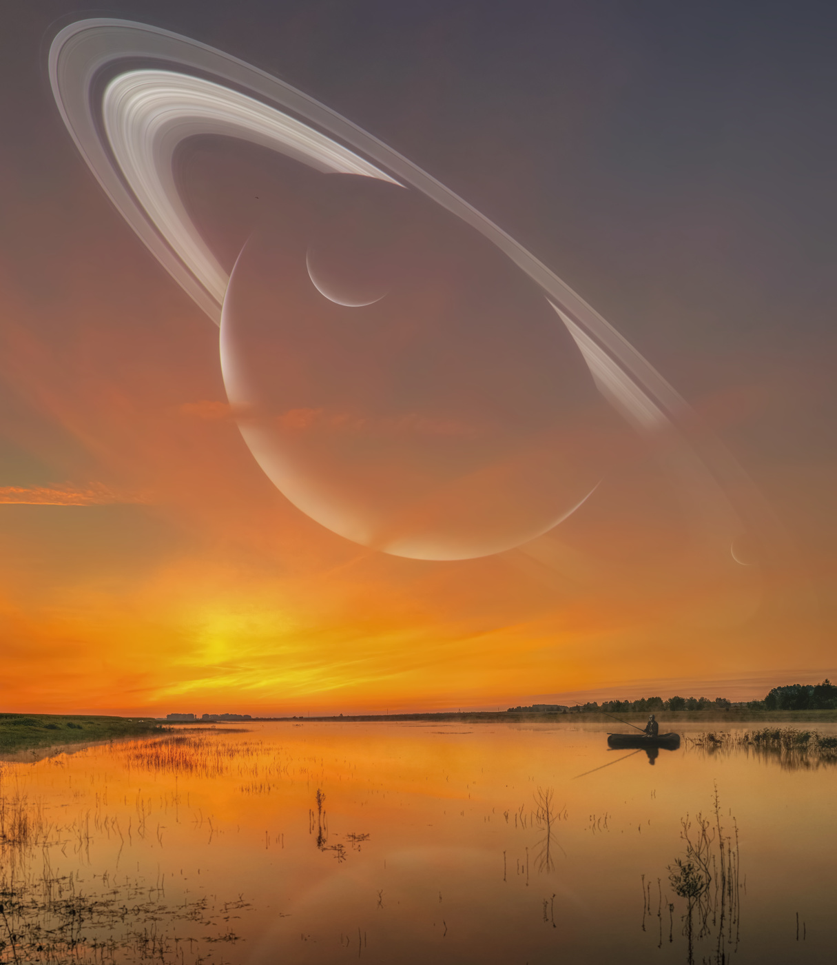 на утренней зорьке