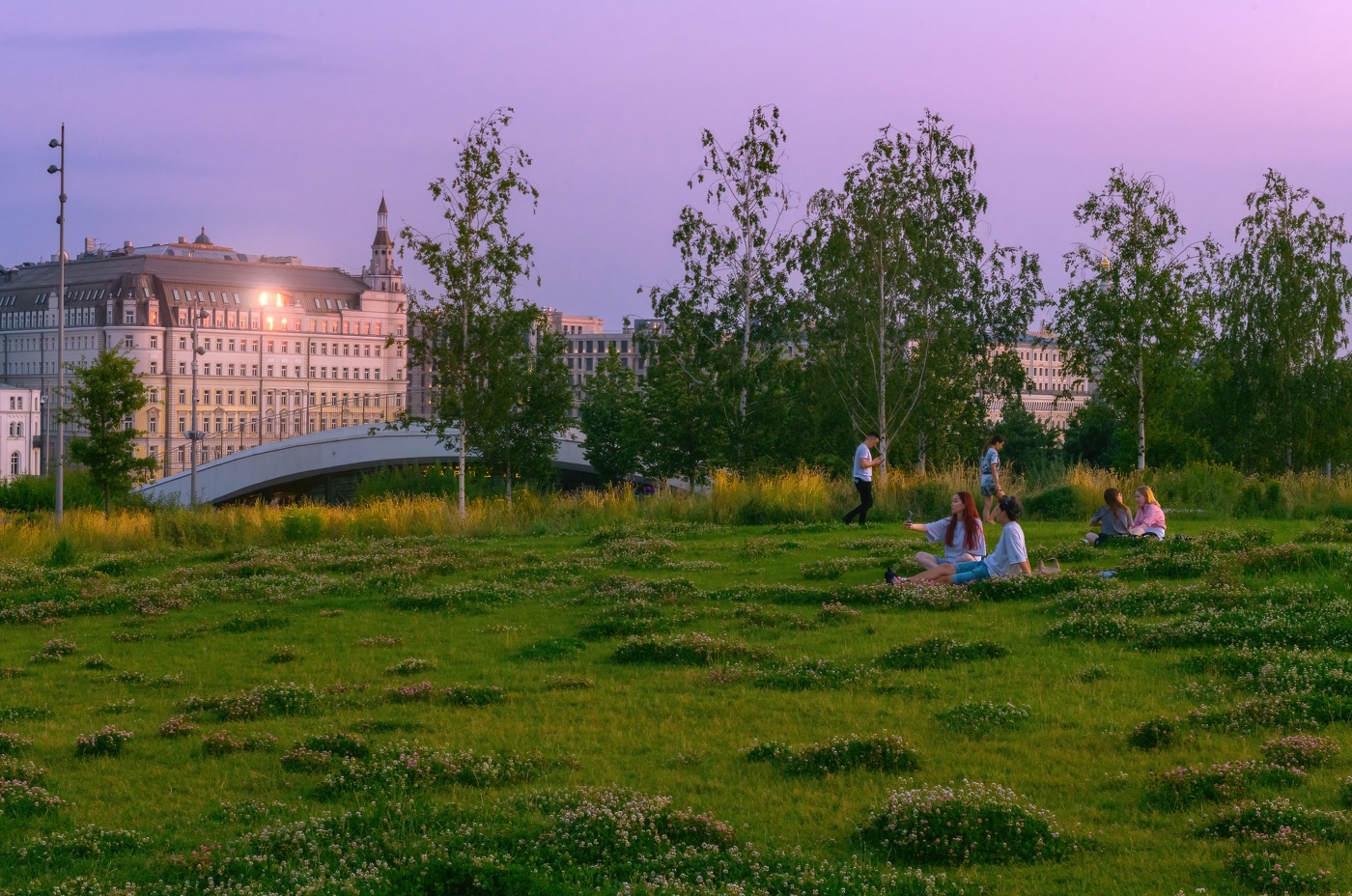 Зарядье летом