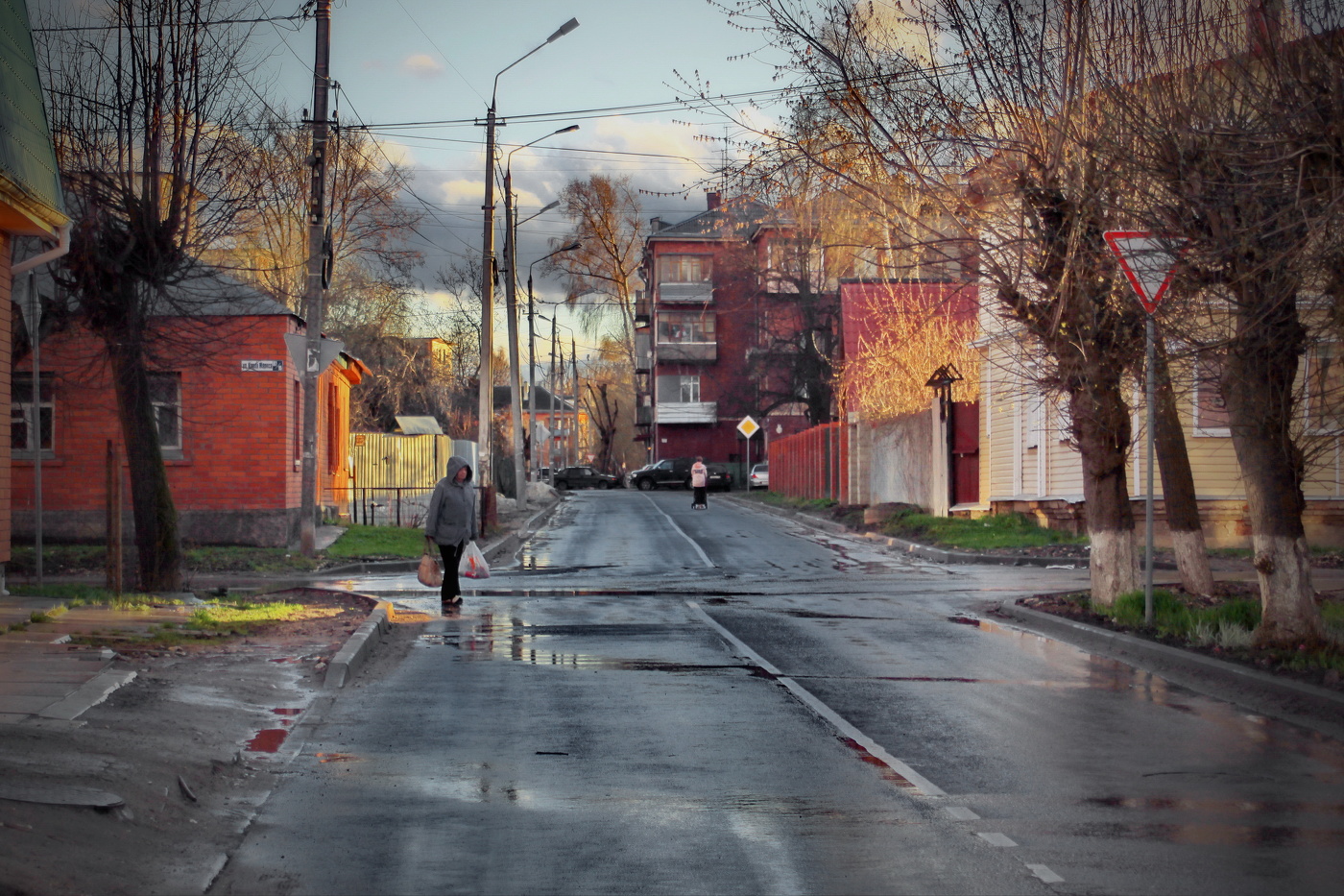 В провинции апрель