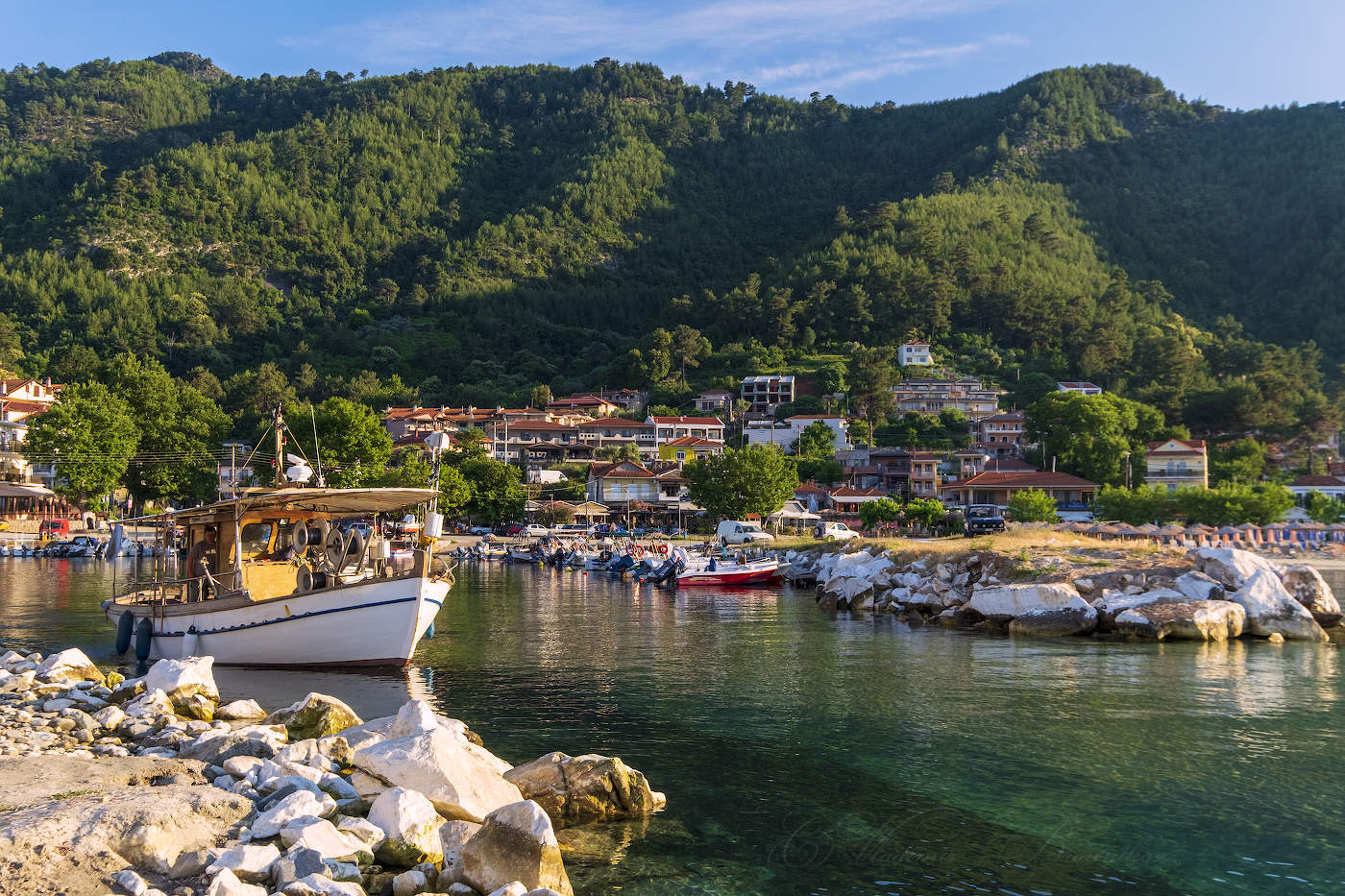 Вечерний выход в море