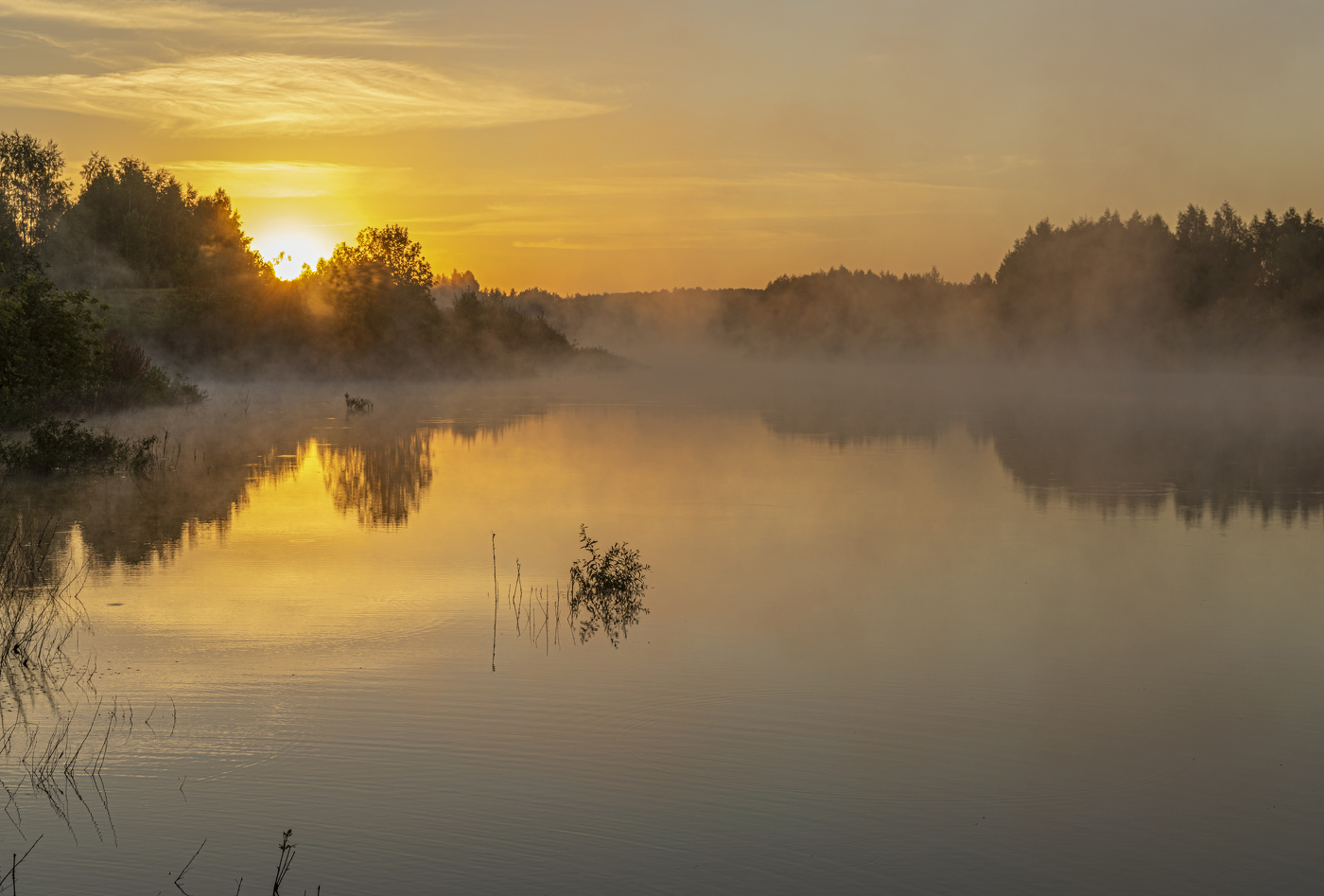 августовский восход