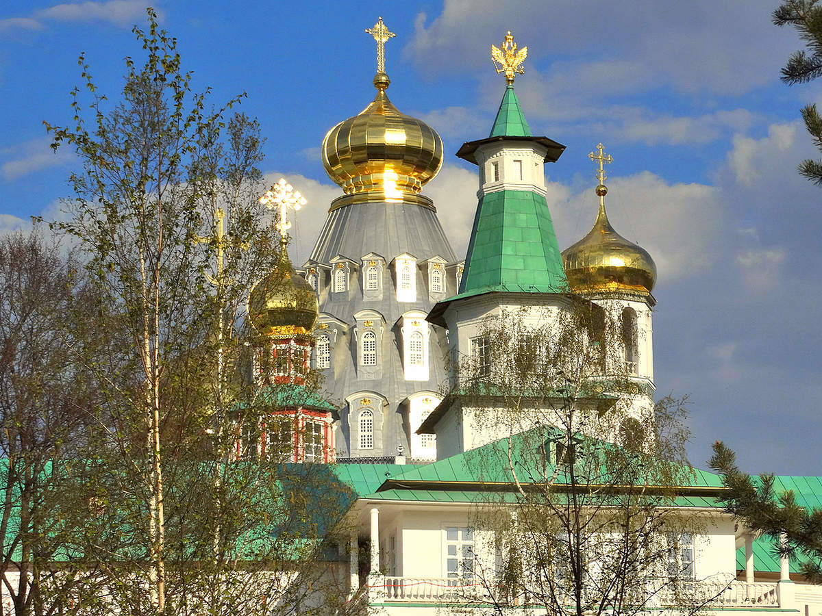 Ново-Иерусалимский монастырь в Пасхальное воскресенье