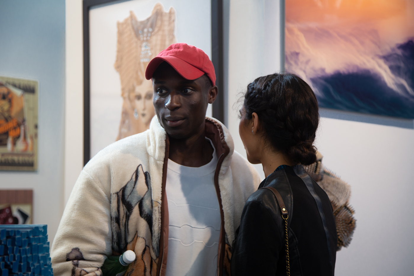 На выставке