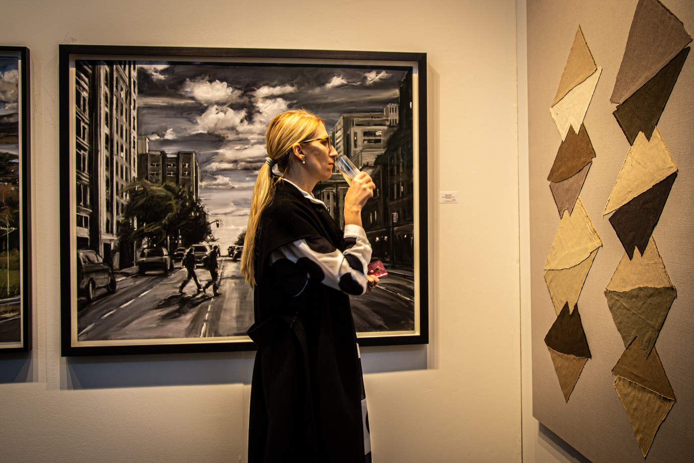 На выставке