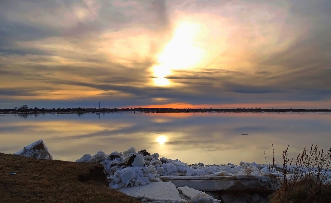 Обской весенний вечер