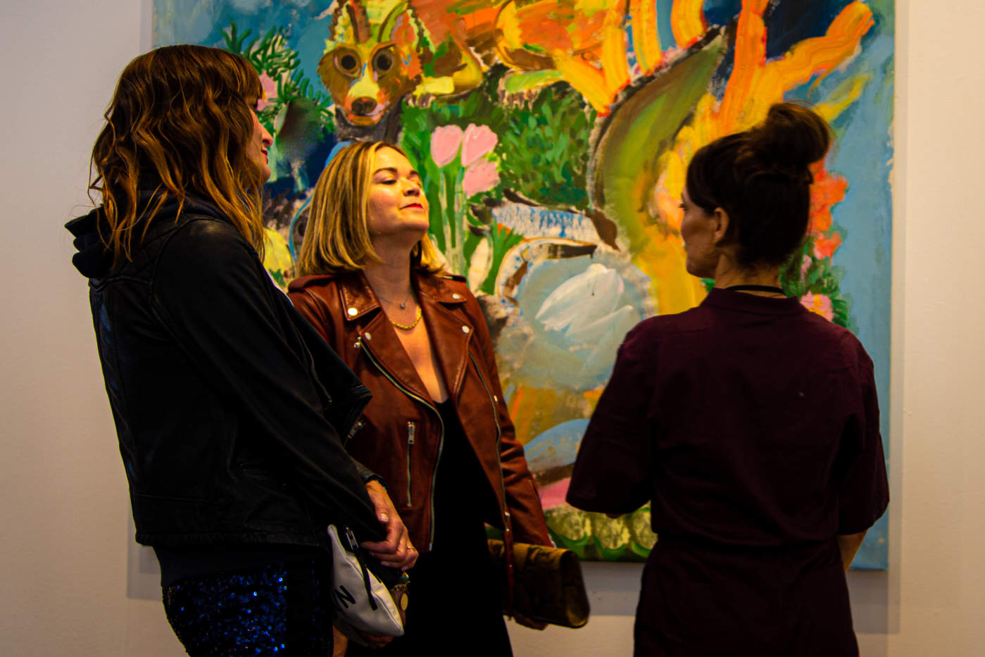 На выставке