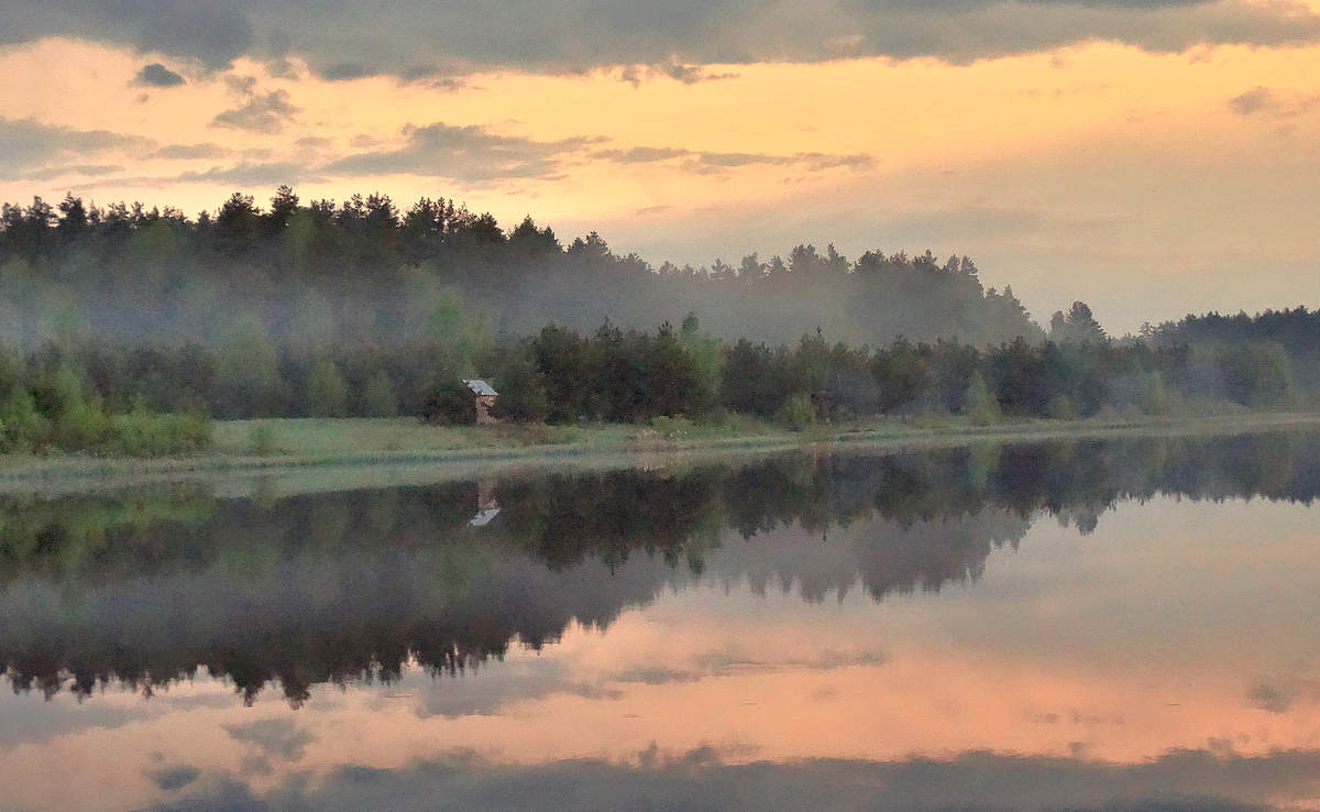 Майский туманный вечер