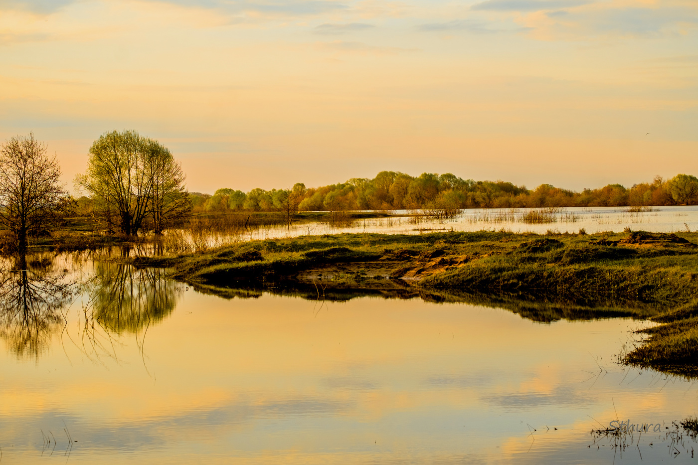 Вода уходит.