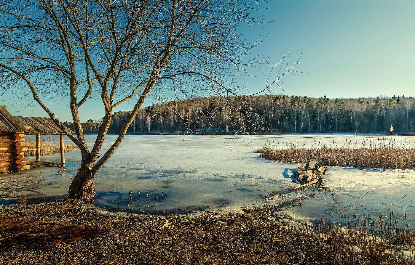 Весна на озере Каменка