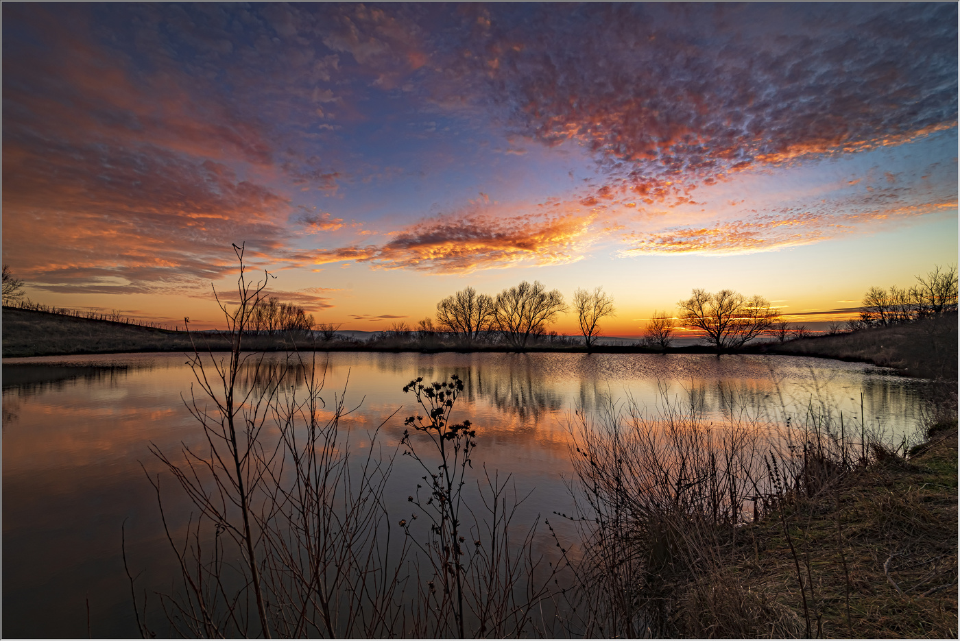 Вечер на озере