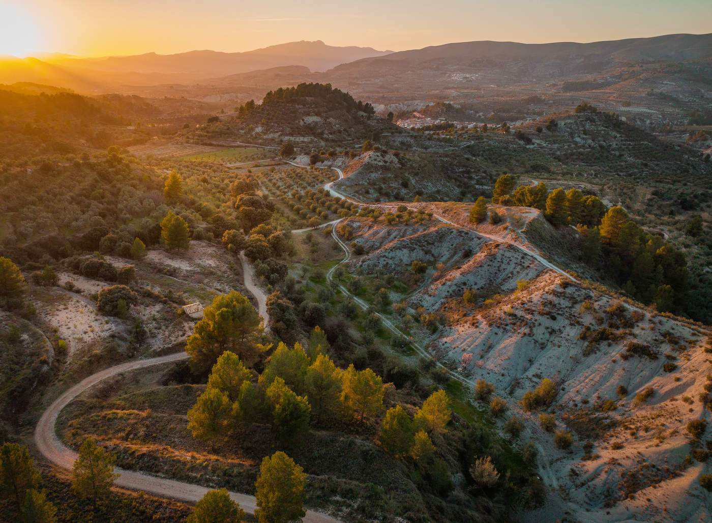 На закате...