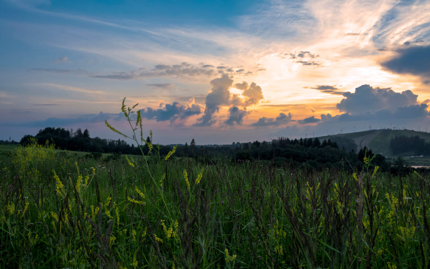 летние закаты
