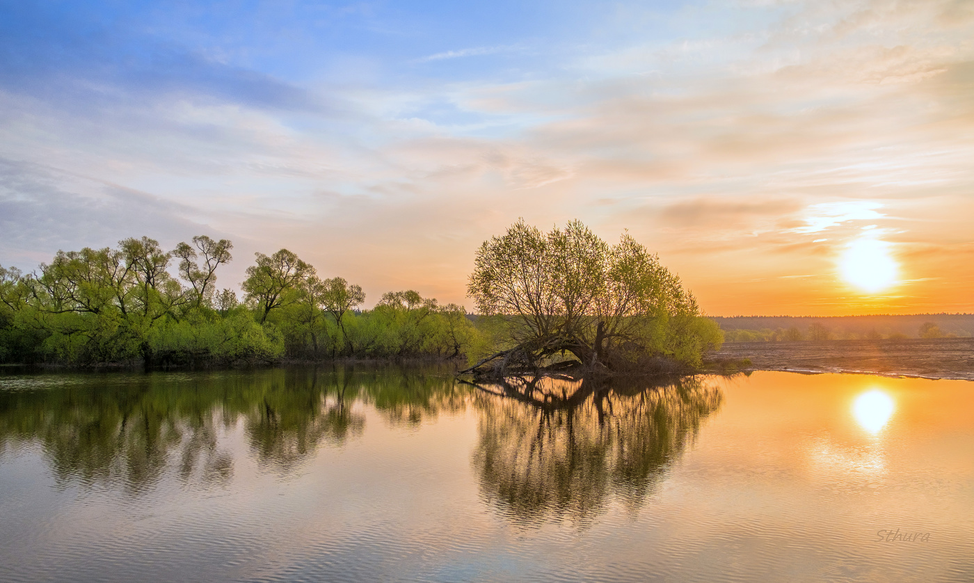 Утренний пейзаж.