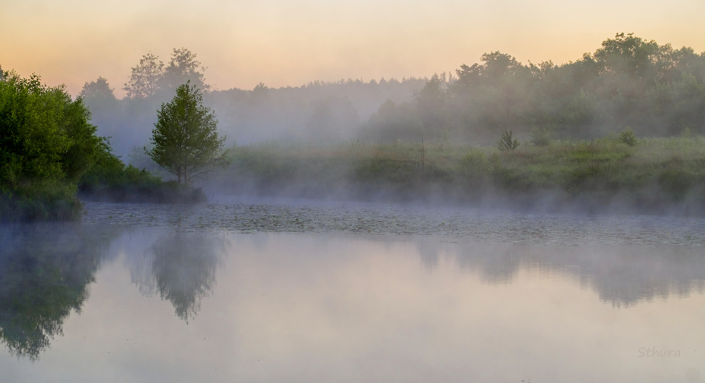 Летнее утро.